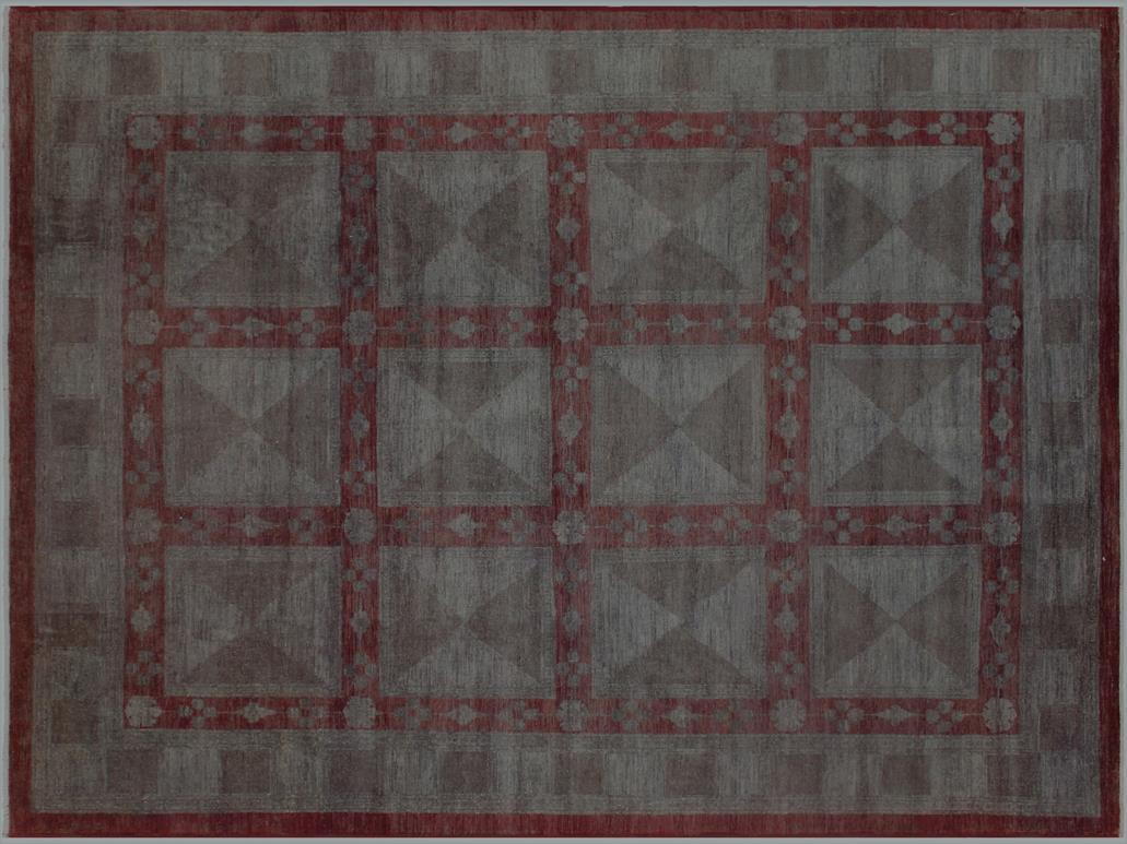 A03357, 7 9"x 911",Over Dyed ,8x10,Silver,LT. GRAY,Hand-knotted ,Pakistan ,100% Wool ,Rectangle ,652671153976