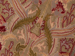 handmade Transitional Hamjolie Green Pink Hand Knotted RECTANGLE 100% WOOL area rug 6x10