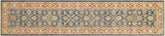 handmade Traditional Kafkaz Blue Red Hand Knotted RUNNER 100% WOOL area rug 3 x 15