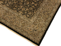 handmade Traditional Design Drk.green Lt. Gray Hand Knotted RECTANGLE 100% WOOL area rug 8x10