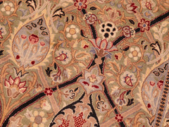 handmade Transitional Mujahid Green Red Hand Knotted RECTANGLE 100% WOOL area rug 6x9