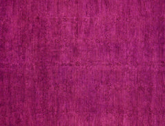 A04525, 911"x13 4",Over Dyed ,10x14,Purple,PURPLE,Hand-knotted ,Pakistan ,100% Wool ,Rectangle ,652671164439