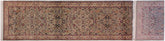 handmade Traditional Abasi Afsha Green Beige Hand Knotted RUNNER 100% WOOL area rug 3x13