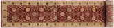 handmade Traditional Kirman Red Gold Hand Knotted RUNNER 100% WOOL area rug 3 x 12