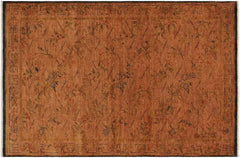 A08173, 4 1"x 5 8",Over Dyed ,4x6,Orange,ORANGE,Hand-knotted ,Pakistan ,100% Wool ,Rectangle ,652671171772