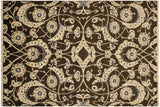 Bohemian Ziegler Andres Brown Beige Hand-Knotted Wool Rug - 4'1'' x 6'2''