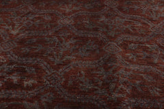 A09076 4 6"x 610"Modern 5x7BrownBLUEHand-knotted Pakistan 100% Wool Rectangle 652671174100