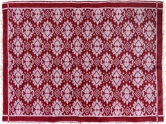 handmade Transitional Double Side Pink Pink Hand-Woven RECTANGLE 100% WOOL area rug 4x6