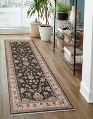 handmade Traditional Kafkaz Gray Ivory Hand Knotted RUNNER 100% WOOL area rug 3 x 8