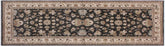 handmade Traditional Kafkaz Gray Ivory Hand Knotted RUNNER 100% WOOL area rug 3 x 8