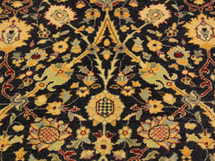 handmade Transitional  Blue Red Hand Knotted RECTANGLE 100% WOOL area rug 4x6