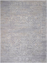 handmade Transitional Vintage Gray Beige Machine Made RECTANGLE POLYESTER area rug 9x12