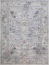 handmade Transitional Vintage Gray Beige Machine Made RECTANGLE POLYESTER area rug 3x5