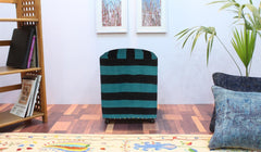 handmade Ottoman Blue Black HandmadeRECTANGLE 100% WOOL area rug