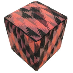 handmade Ottoman Pink Black HandmadeRECTANGLE 100% WOOL area rug