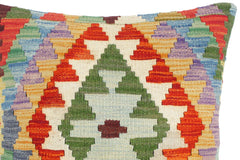 handmade Traditional Pillow Rust Gold Hand-Woven SQUARE 100% WOOL area rug