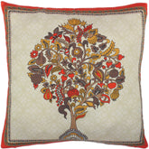 handmade Turkish Throw Pillow Beige Gold SQUARE handmade Silk Throw Pillow