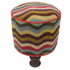 handmade Blue Beige Hand-made ROUND