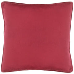 handmade  Pillow Red Red Hand-Woven SQUARE VELVET pillow