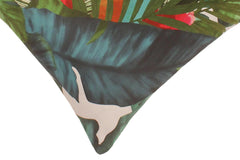 handmade Pillow Red Green Hand-Woven SQUARE PRINTED VEL pillow