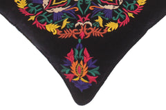 handmade Pillow Blue Red Hand-Woven SQUARE VELVET EMBR pillow