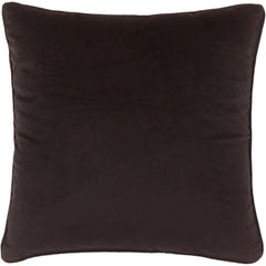 handmade Pillow Black Black Hand-Woven SQUARE VELVET pillow