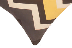 handmade Pillow Ivory Gray Hand-Woven RECTANGLE PRINTED VEL pillow