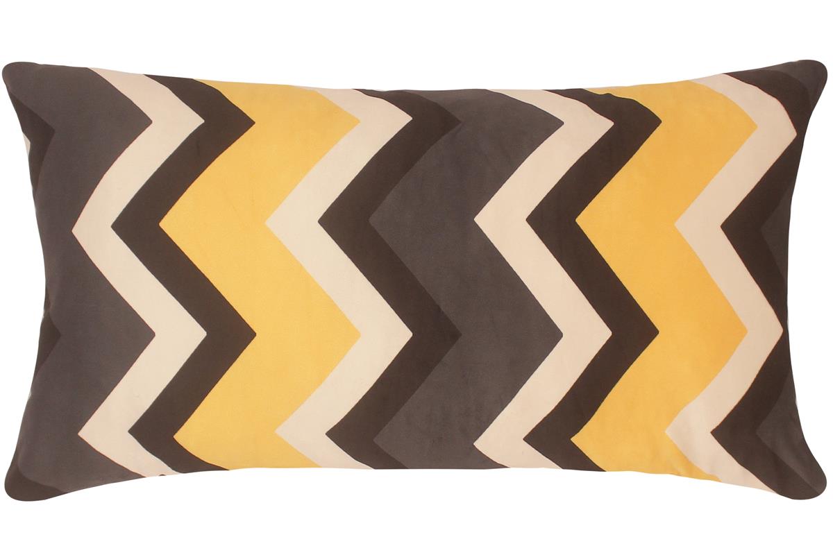 handmade Pillow Ivory Gray Hand-Woven RECTANGLE PRINTED VEL pillow