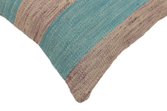 handmade Modern Pillow Blue Purple Hand-Woven SQUARE 100% WOOL Hand woven turkish pillow 2 x 2