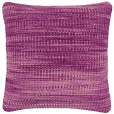 handmade Modern Pillow Purple Beige Hand-Woven SQUARE 100% WOOL Hand woven turkish pillow 2 x 2
