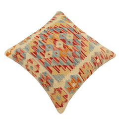 handmade Traditional Pillow Red Rust Hand-Woven SQUARE 100% WOOL Hand woven turkish pillow2' x 2'