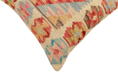 handmade Traditional Pillow Red Blue Hand-Woven SQUARE 100% WOOL Hand woven turkish pillow 2 x 2