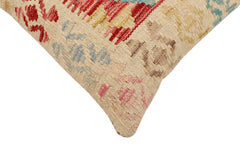 handmade Traditional Pillow Red Blue Hand-Woven SQUARE 100% WOOL Hand woven turkish pillow2' x 2'