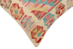 handmade Traditional Pillow Red Blue Hand-Woven SQUARE 100% WOOL Hand woven turkish pillow 2 x 2