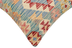 handmade Traditional Pillow Red Blue Hand-made SQUARE 100% WOOL Hand woven turkish pillow 2 x 2