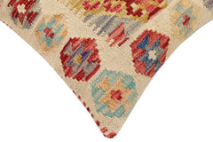 handmade Traditional Pillow Red Blue Hand-made SQUARE 100% WOOL Hand woven turkish pillow 2 x 2