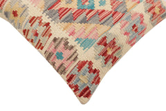 handmade Traditional Pillow Red Blue Hand-Woven SQUARE 100% WOOL Hand woven turkish pillow2' x 2'