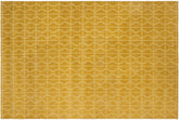 V902, 5 2"x 711",Modern ,5x8,Gold,GOLD,Hand-loomed ,India ,Bamboo Silk,Rectangle ,652671185434