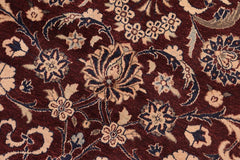 Vintage Persian Terry Maroon/Brown Wool Rug - 8'5'' x 10'2''