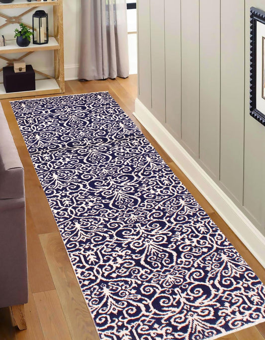 Cyrena Handâ€‘Knotted Wool and Viscose Runner