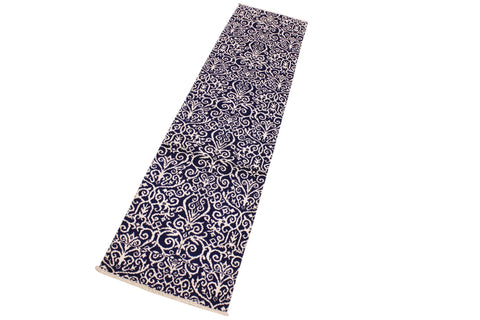 Cyrena Handâ€‘Knotted Wool and Viscose Runner