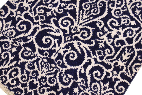 Cyrena Handâ€‘Knotted Wool and Viscose Runner