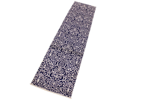 Cyrena Handâ€‘Knotted Wool and Viscose Runner
