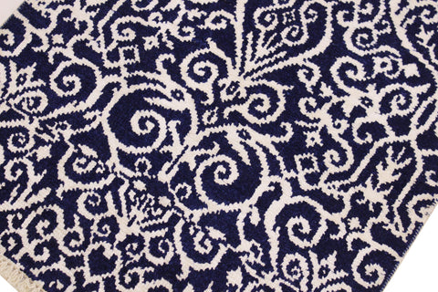 Cyrena Handâ€‘Knotted Wool and Viscose Runner