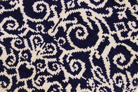 Cyrena Handâ€‘Knotted Wool and Viscose Runner