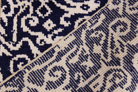 Cyrena Handâ€‘Knotted Wool and Viscose Runner