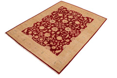 handmade Traditional Kafkaz Red Tan Hand Knotted RECTANGLE 100% WOOL area rug 8 x 10