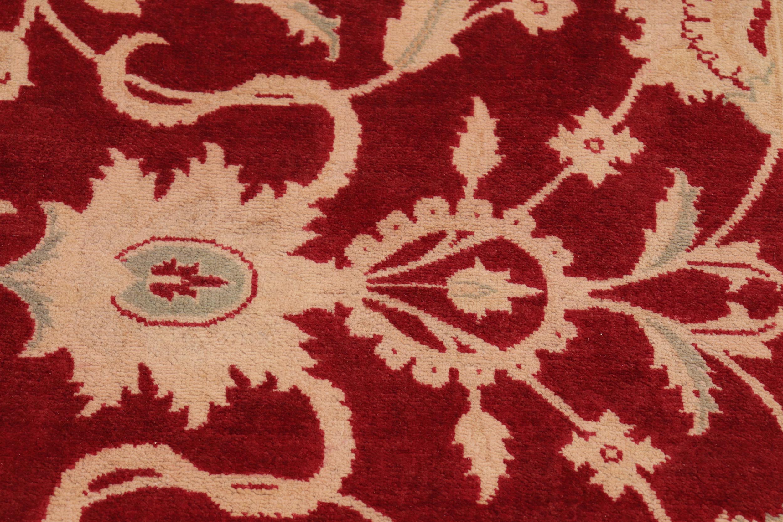 handmade Traditional Kafkaz Red Tan Hand Knotted RECTANGLE 100% WOOL area rug 8x10