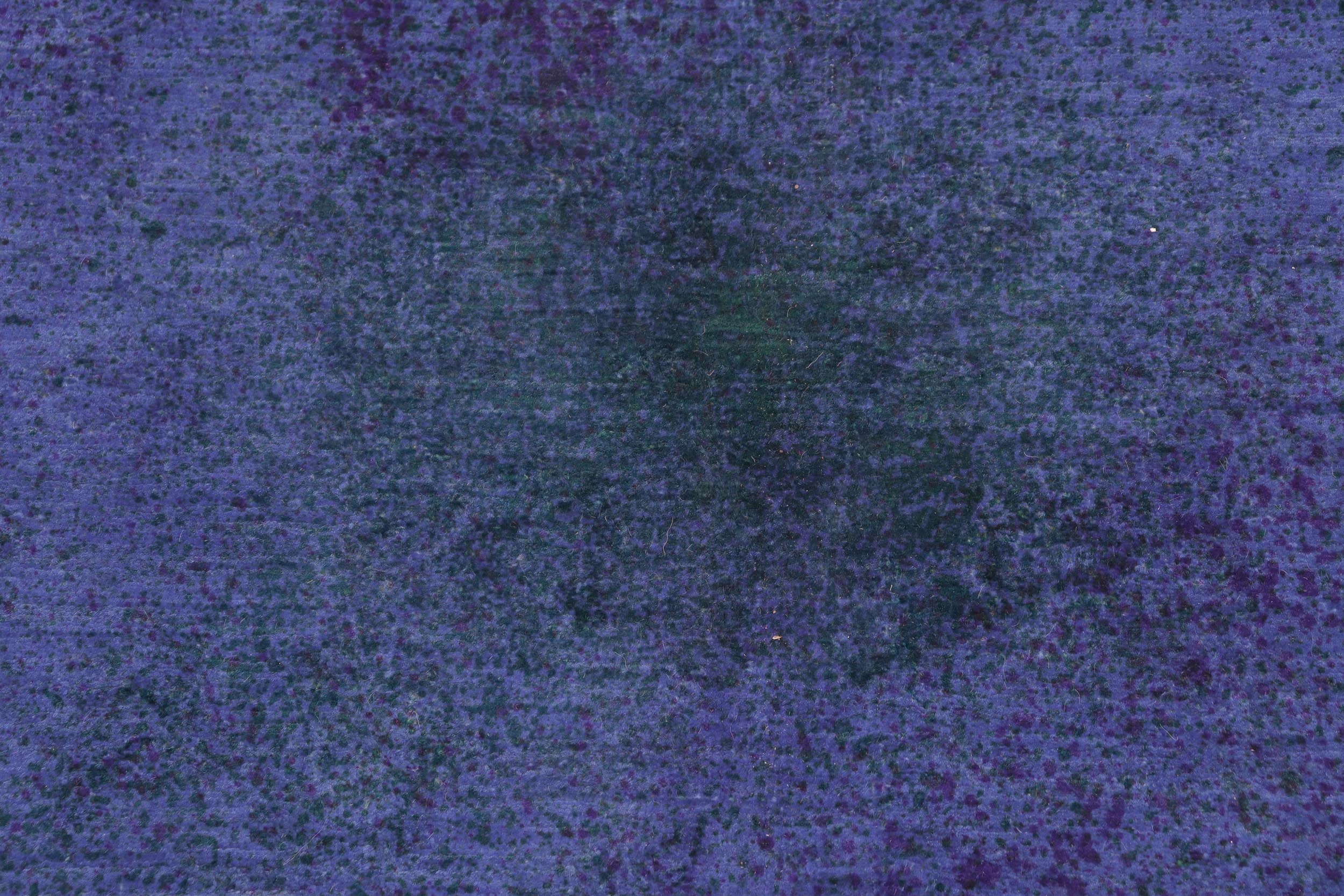 handmade Over Dyed Over Dyed Blue Pink Hand Knotted RECTANGLE 100% WOOL area rug 8' x 10'