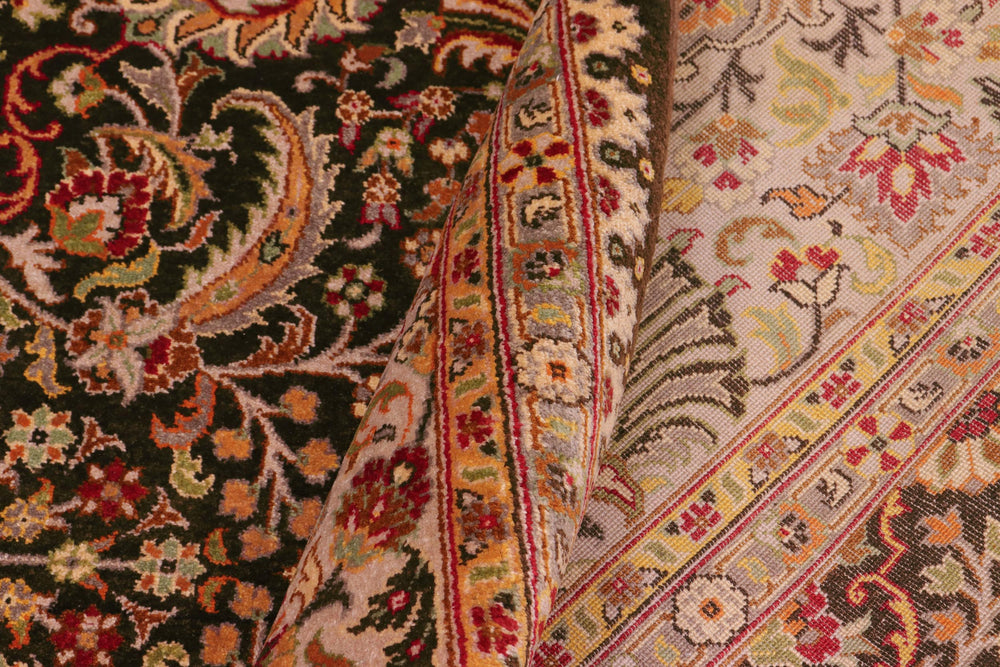 handmade Transitional Design Brown Lt. Gray Hand Knotted RECTANGLE 100% WOOL area rug 8' x 10'